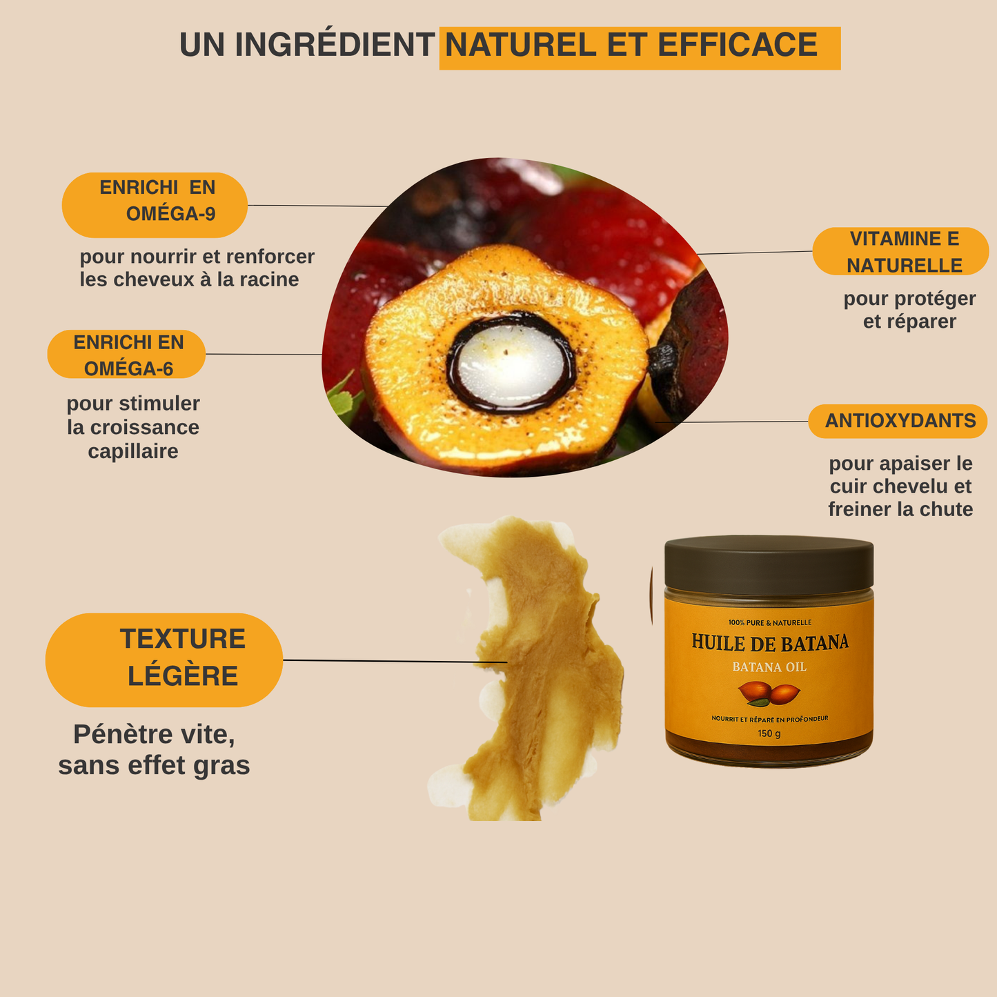 L'huile de batana 100% pure et non raffinée