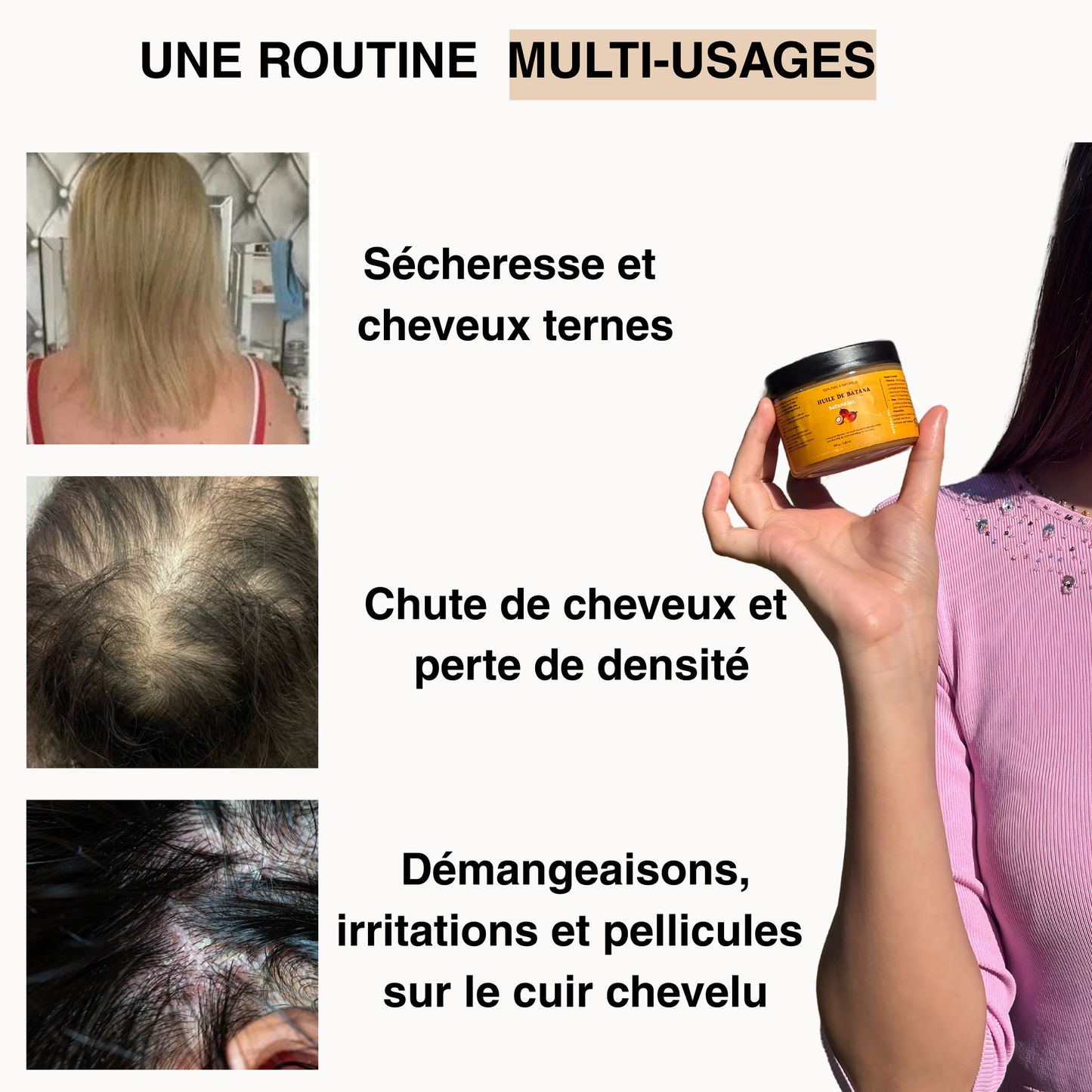 L'huile de batana 100% pure