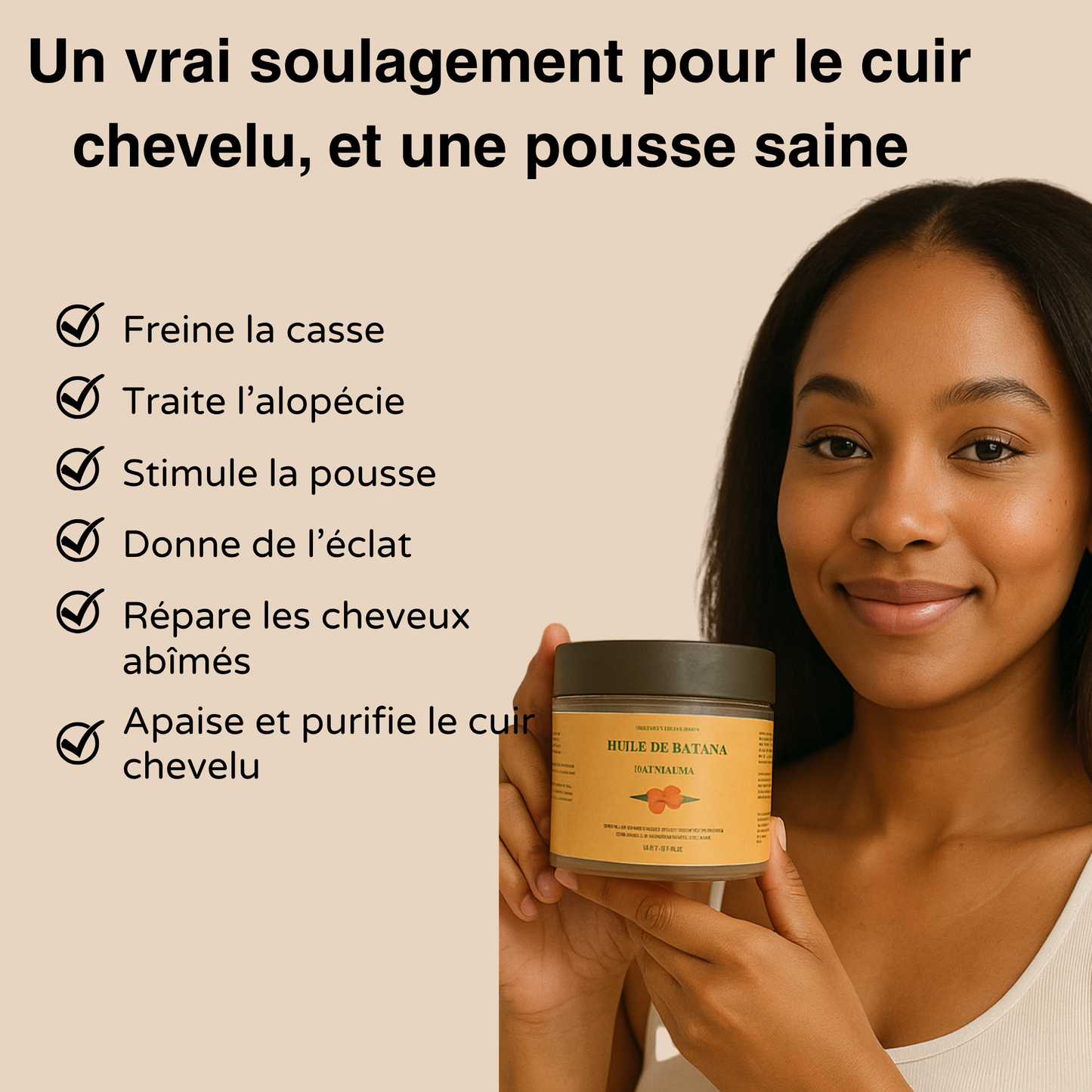 L'huile de batana 100%  pure et non raffinée