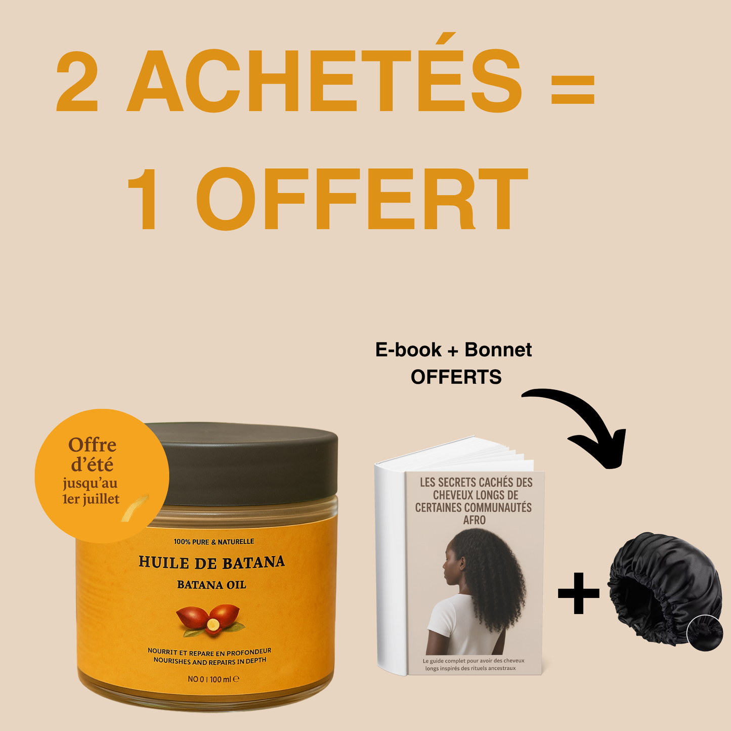 L'huile de batana 100%  pure et non raffinée