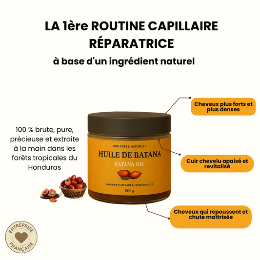 L'huile de batana 100%  pure et non raffinée