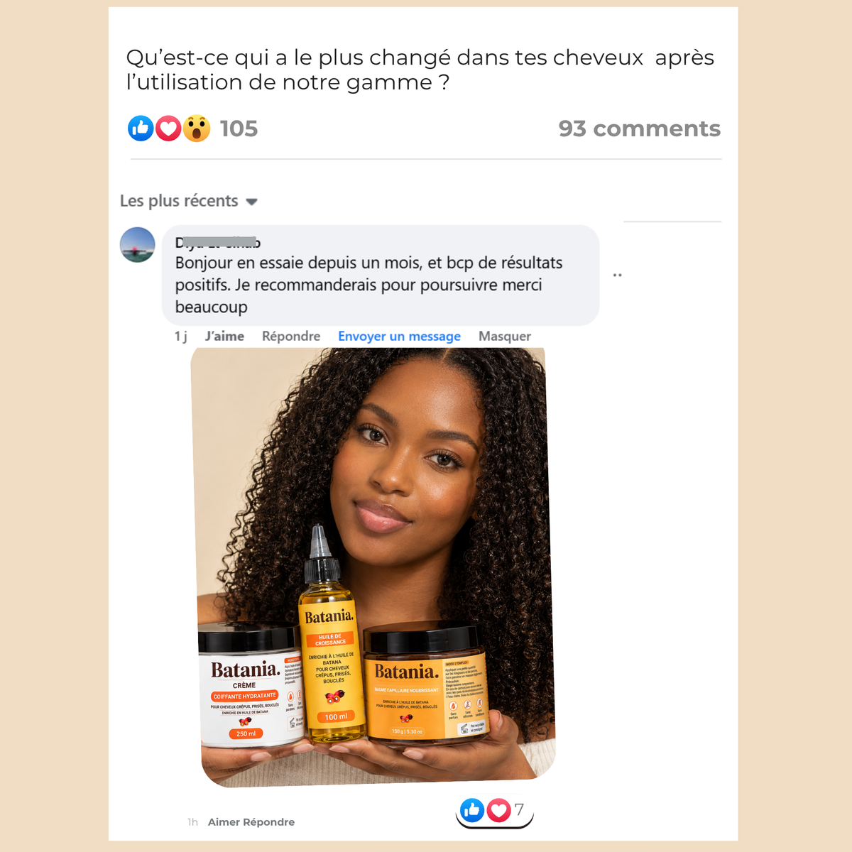 Gamme hydratation , Nutrition & Pousse