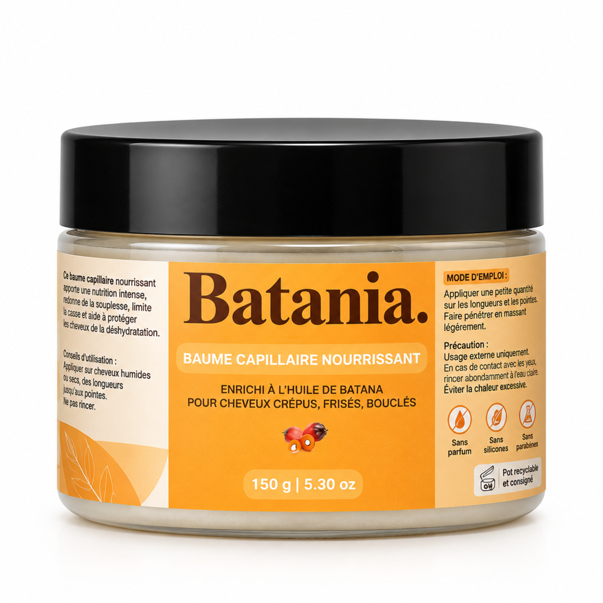 Baume capillaire nourrissant
