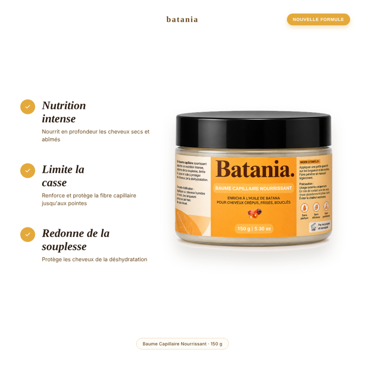 Gamme hydratation , Nutrition & Pousse