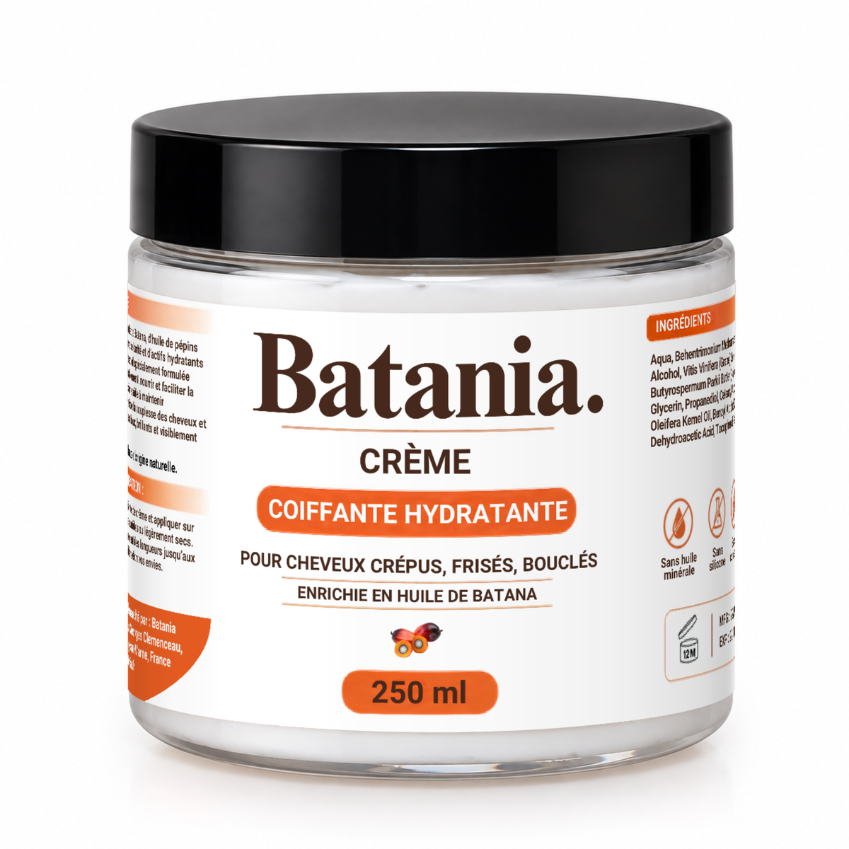 Crème capillaire Hydratante