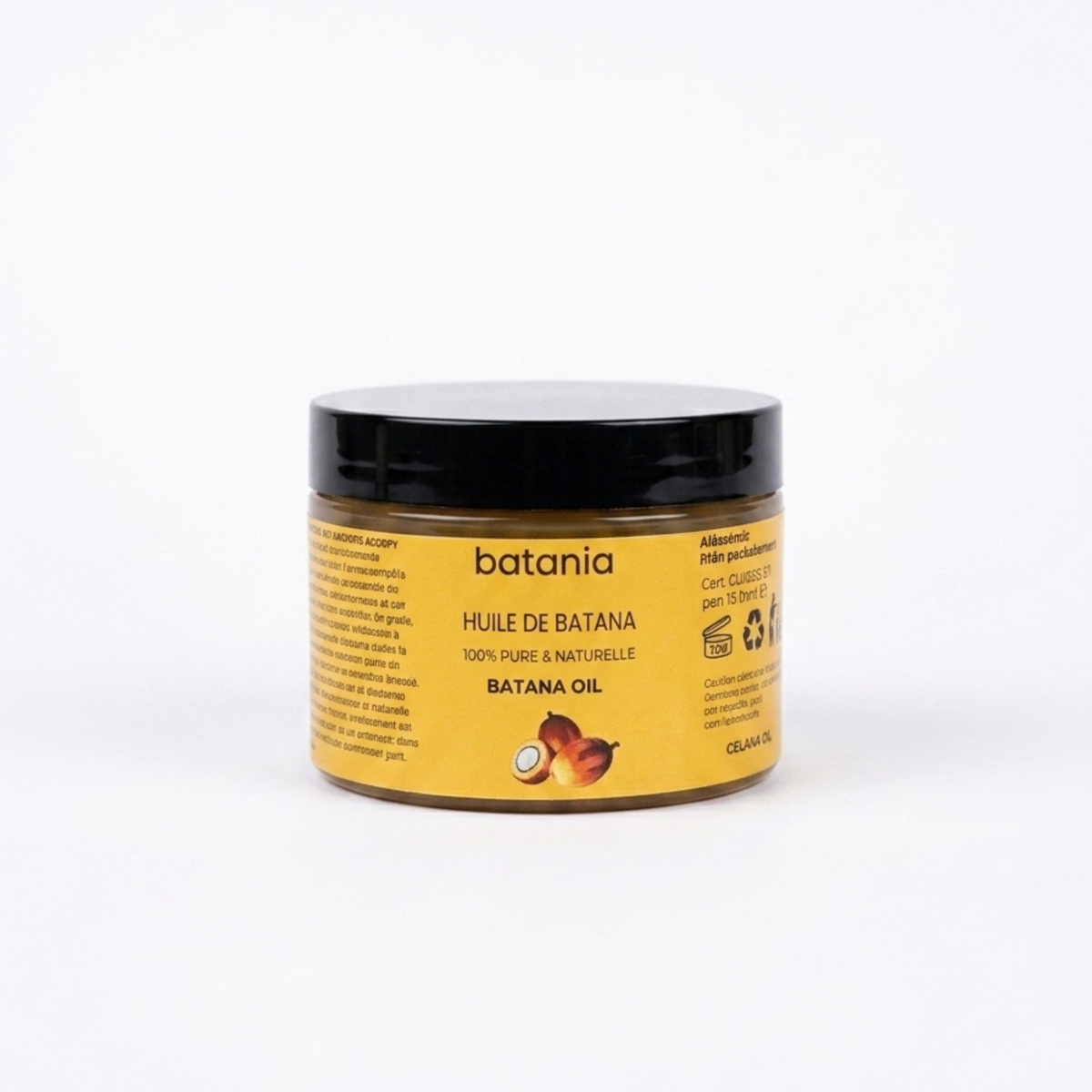 L'huile de batana 100%  pure et non raffinée