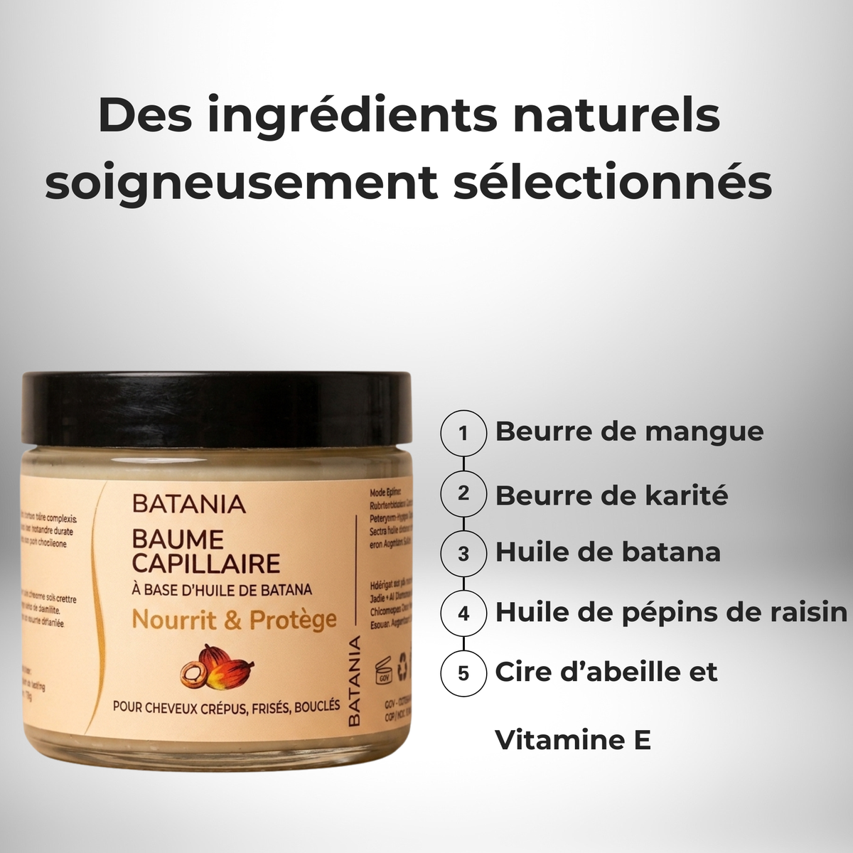 Baume capillaire nourrissant