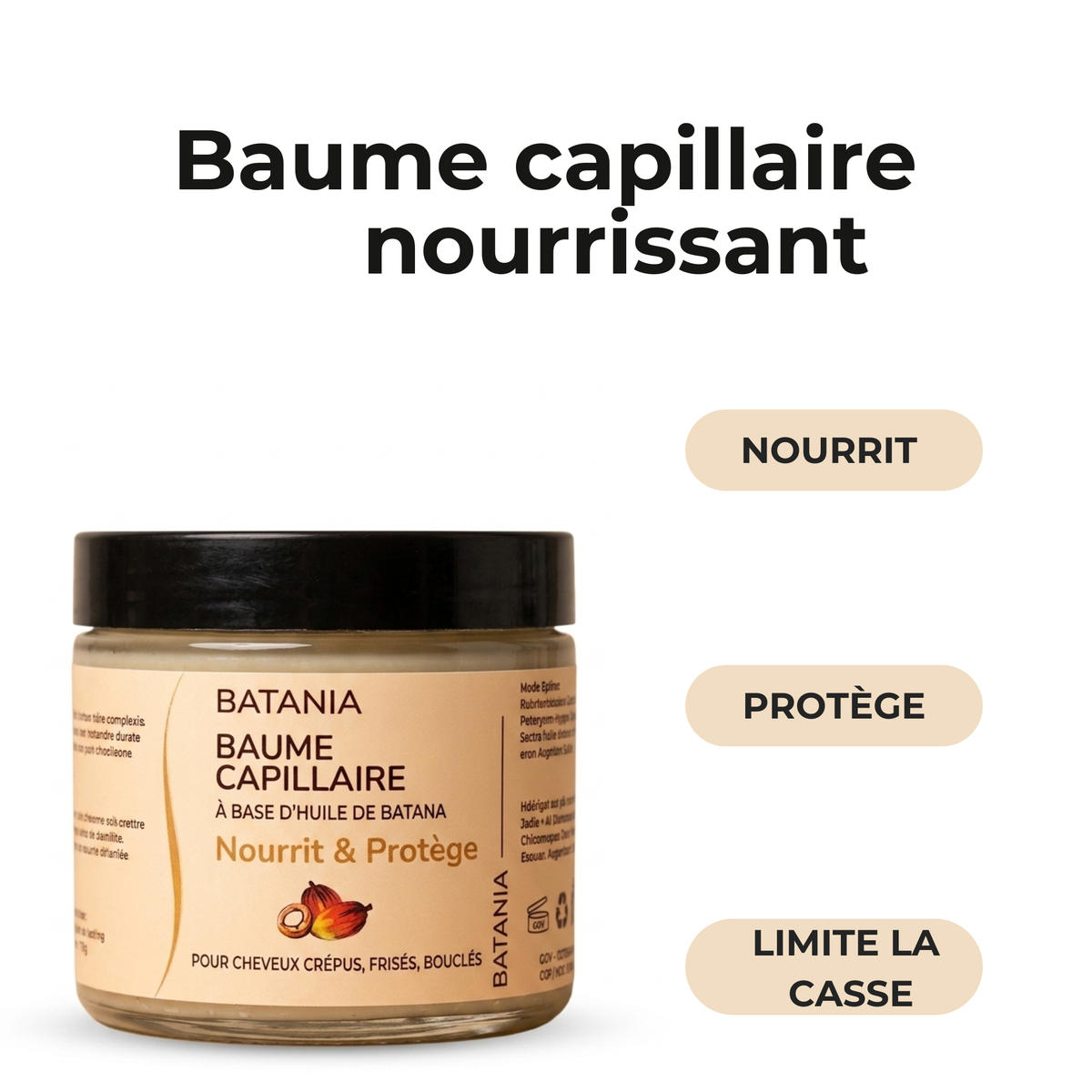 Baume capillaire nourrissant