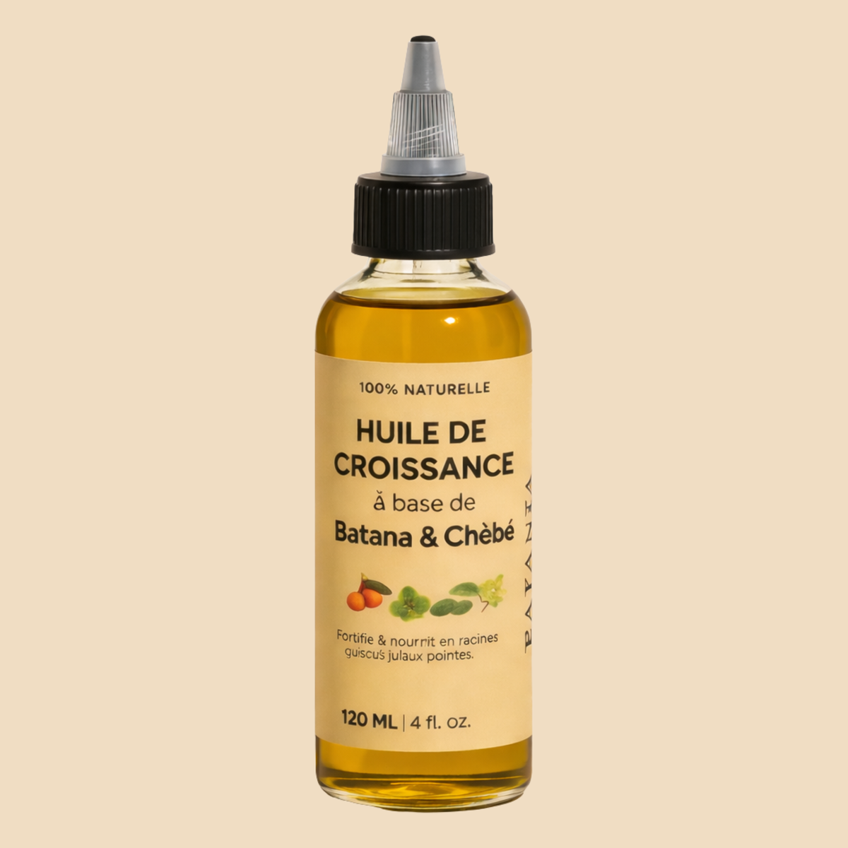 Huile de croissance à base de batana & chebé