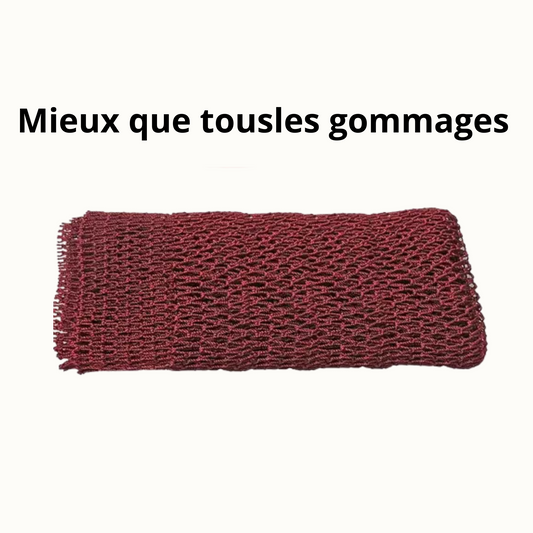 100 % authentique - Éponge filet exfoliante africaine